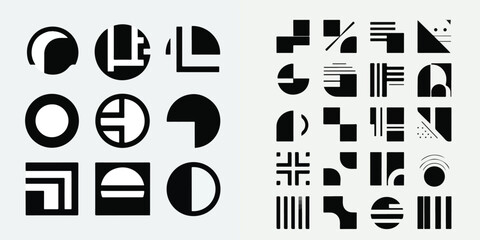 geometric silhouette vector