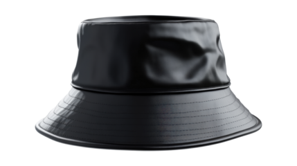 Black hat, isolated on a transparent background