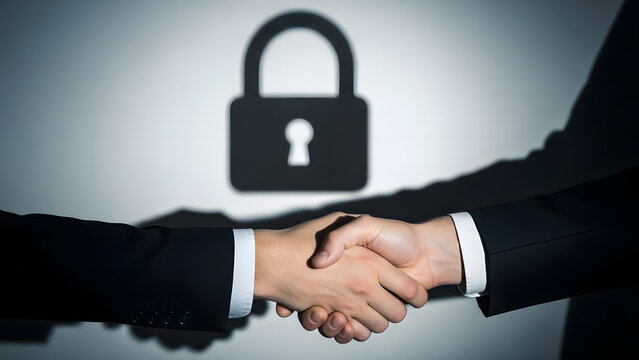 handshake between two businessmen
