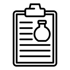 Obraz premium Lab Report Icon