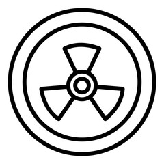 Fototapeta premium Nuclear Icon