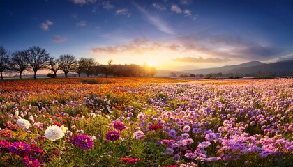 Obraz premium Spring Flower Field