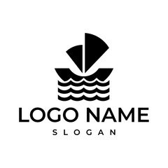 Sailboat Logo Vector