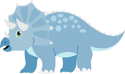 Hand drawn cute dinosaurs illustration © Randi