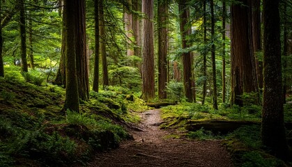 Fototapeta premium Dense Forest Photography