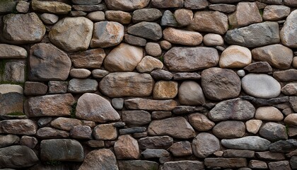 Beautiful Perfect Natural Stone Wall In Panoramic Format