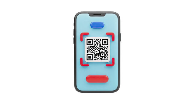 Smartphone Scanning QR Code - Digital Payment Concept - Powered by Adobe