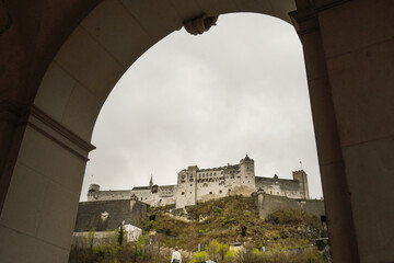 Hohensalzburg Fortress and the city of Salzburg