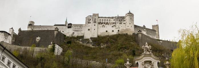 Hohensalzburg Fortress and the city of Salzburg