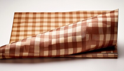 Corner Border Checkered Wrapping Paper