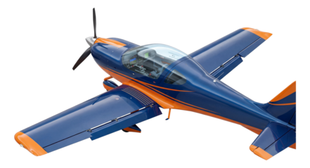 Compact sport aircraft featuring folding wings and full-span flaperons.
