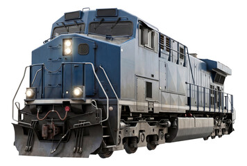 Obraz premium Wide-body diesel locomotive featuring underframe air reservoirs.