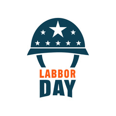 Happy Labour Day poster modern design celebration illustration