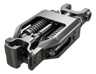 Automatic center buffer coupler featuring integrated energy absorption system.