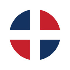 Obraz premium República Dominicana flag