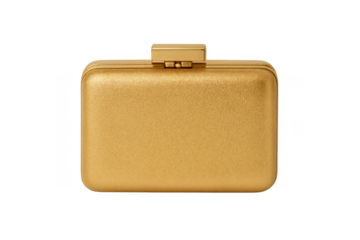 Elegant gold clutch purse for evening fashion accessories