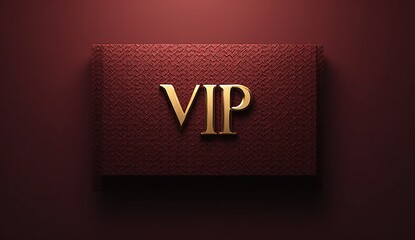 premium exclusive vip badge ornate gold ornament