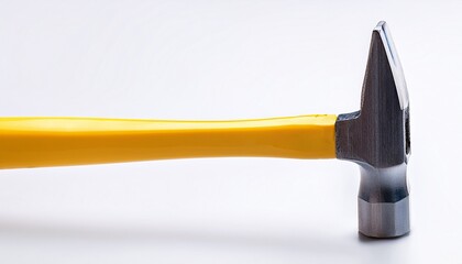 Yellow Hammer On White Background
