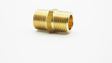 Metal pipe fitting for connecting plumbing parts in home installation project