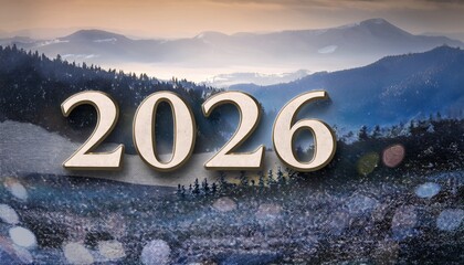New Year 2026 Postcard