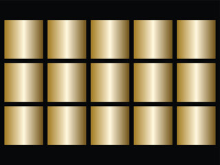 gold shiny metallic squares in grid pattern on black