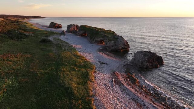 Arches rock formation in Newfoundland