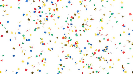 Colorful Confetti Falling Celebration