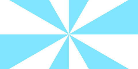 Bright sunbeams background Retro ray sunburst circle light and bright starburst wallpaper. Party invitation, carnival circus ticket ray pattern. Gradient white and blue vintage illustration vector