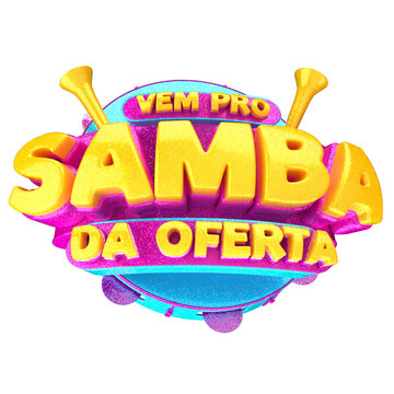 VEM PRO SOMBRA DA OFERTA SELO 3D CARNAVAL 