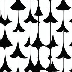 Abstract geometric holiday bell border repeating pattern Repeating Pattern Tile Repeating Pattern Tile