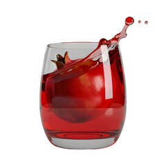 Pomegranate Drink Splash