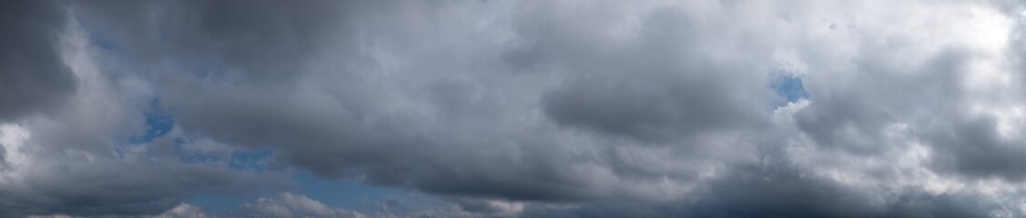 Dramatic Storm Clouds Filling the Sky Panorama