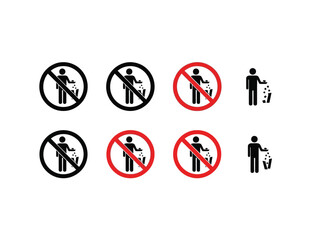 No Smoking Signs and Smoking Man.