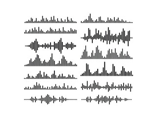 Sound Waveforms and Audio Signal Patterns.