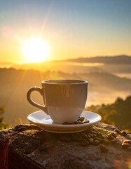 cup of coffee AI generated