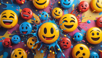 Splash emoticons
