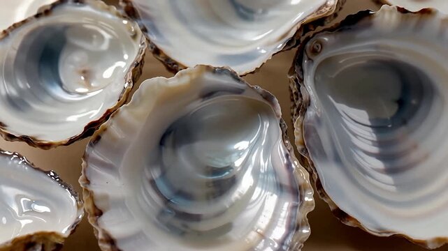 Close Up Shell Pattern Featured in Repeating Shells.