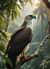 Fototapeta premium white tailed eagle