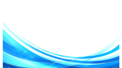 Fototapeta premium Light blue smooth wave abstract background