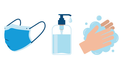 Obraz premium Hand Hygiene with natural lighting and detailed texture for commercial background