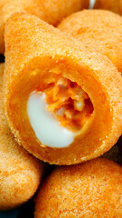 Brazilian snack, Chicken Coxinha with cream cheese