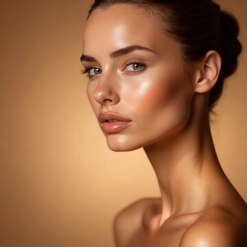 Rostro Femenino Perfilado Delgado