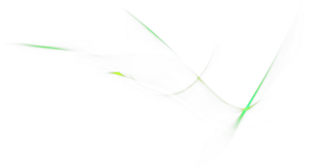 Abstract Light Effect with Glowing Particles on Transparent Background