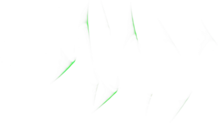 Abstract Light Effect with Glowing Particles on Transparent Background