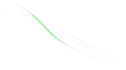 Abstract Light Effect with Glowing Particles on Transparent Background