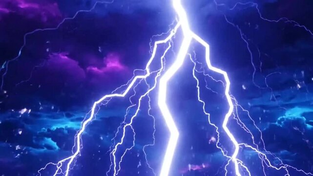 Electric storm rips across cosmic sky