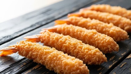 Crispy Panko Breaded Fried Shrimp Appetizer