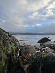 Loch Rannoch with angry sky