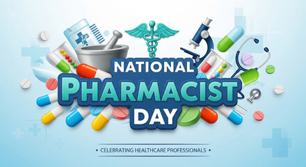 National Pharmacist Day celebrating healthcare professionals