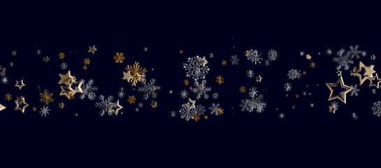 Abstract Christmas background featuring stars and snowflakes with a modern color palette perfect for holiday de